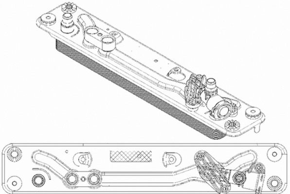Radiator ulei potrivit BMW X5 (E70), X6 (E71, E72) 3.0-4.8 10.06-07.14