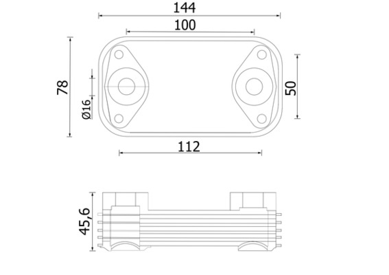 Radiator ulei potrivit IVECO DAILY III, DAILY IV, DAILY V, DAILY VI, MASSIF; CITROEN JUMPER II; FIAT DUCATO; PEUGEOT BOXER; MITSUBISHI CANTER (FB7, FB8, FE7, FE8) VII, CANTER (FE5 2.3D-3.0D 07.99- [3]