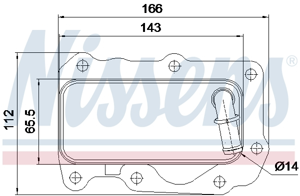 Radiator ulei potrivit JAGUAR E-PACE, F-PACE, F-TYPE, XE, XF II, XF SPORTBRAKE; LAND ROVER DEFENDER, DISCOVERY SPORT, DISCOVERY V, RANGE ROVER EVOQUE, RANGE ROVER IV 2.0-2.0H 12.14- [3]