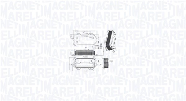 Radiator ulei potrivit LEXUS IS II; TOYOTA AURIS, AVENSIS, COROLLA, COROLLA VERSO, RAV 4 III, RAV 4 IV, VERSO 2.0D 2.2D 07.05-09.19