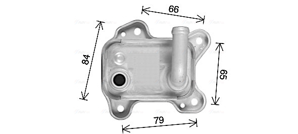 Radiator ulei potrivit OPEL ASTRA H, ASTRA H GTC, ASTRA H/KOMBI, MERIVA A 1.7D 09.03-10.10 [3]