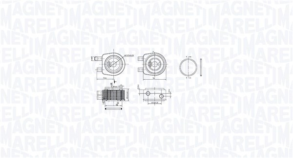 Radiator ulei potrivit VOLVO 440, 460, S40 I, V40; DACIA SOLENZA; MITSUBISHI CARISMA, SPACE STAR; NISSAN INTERSTAR, PRIMASTAR, PRIMERA, TERRANO; OPEL MOVANO A, VIVARO A; RENAULT 19 I 1.9D-2.5 03.86-
