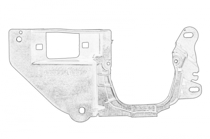 Rama proiector ceata fata Stanga potrivit IVECO [1]