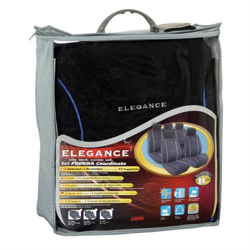Set huse scaun auto Lampa Elegance, Bleu [2]