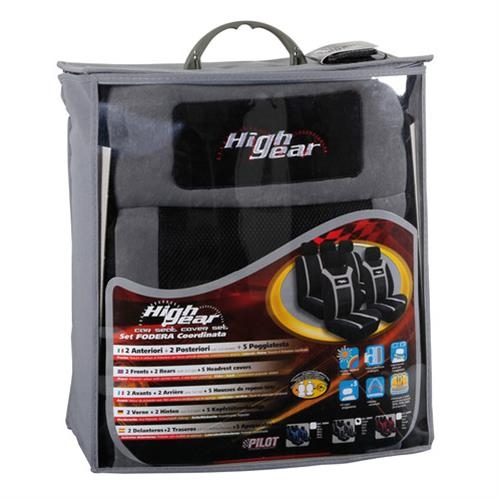 Set huse scaun auto Lampa High-Gear, Gri [2]