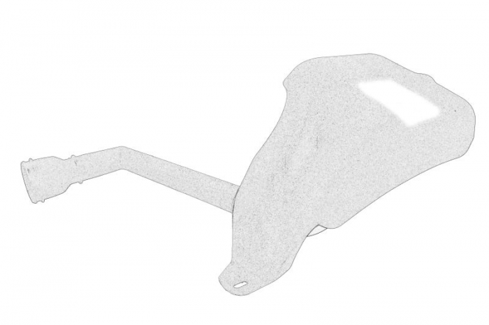 Rezervor spalator (contine: rezervor, umplutura, motor de spalat) potrivit RENAULT FLUENCE 02.10-