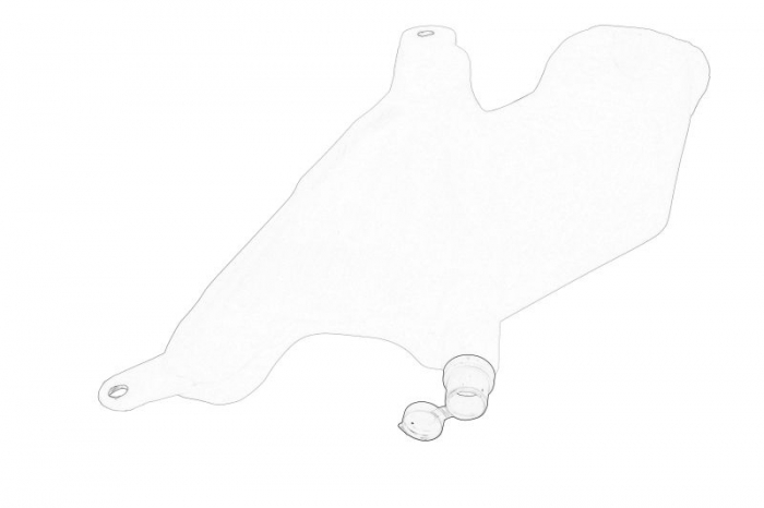 Rezervor spalator potrivit FIAT DOBLO, DOBLO MINIVAN 03.01-
