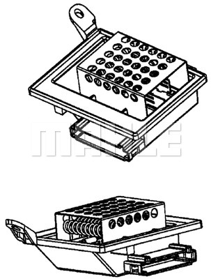 Rezistenta ventilator habitaclu regulator MERCEDES VIANO (W639), VITO / MIXTO (W639), VITO (W639) 2.0D-Electric dupa 2003 [2]