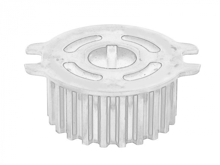 Roata dintata pompa injectie PEUGEOT 207, 3008, 308 I, 5008, 508 I, PARTNER, PARTNER TEPEE 1.6D dupa 2009 [2]