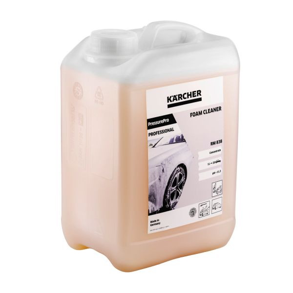 sampon auto spuma activa KARCHER spuma alcalina RM 838, 3 l, pH alcalin; linie: proaspat, curatare, curatare, degresare, pt vopsea , biodegradabil