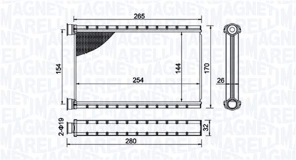 Schimbator caldura incalzire habitaclu potrivit BMW 1 (E82), 1 (E88), 3 (E90), 3 (E91), 3 (E92), 3 (E93) 1.6-4.0 12.04-12.13