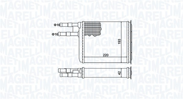 Schimbator caldura incalzire habitaclu potrivit CITROEN JUMPER I; FIAT DUCATO; PEUGEOT BOXER 1.9D-2.8D 02.94-04.02