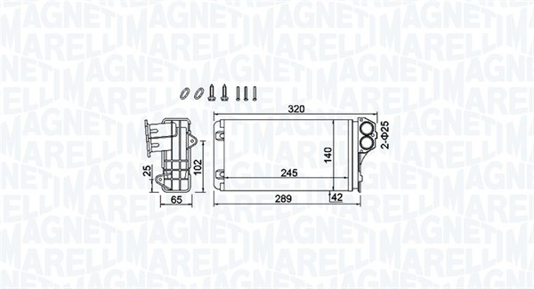 Schimbator caldura incalzire habitaclu potrivit CITROEN XSARA PICASSO; PEUGEOT 206 1.1-2.0D 08.98-