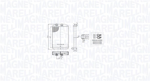 Schimbator caldura incalzire habitaclu potrivit MERCEDES CITAN MIXTO (DOUBLE CABIN), CITAN (MPV), CITAN MINIVAN (W415); NISSAN NV250, NV400; OPEL MOVANO B; RENAULT KANGOO BE BOP, KANGOO EXPRESS, KANGO