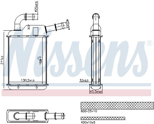Schimbator caldura incalzire habitaclu potrivit SEAT ALHAMBRA; VW CALIFORNIA T5 CAMPER, CALIFORNIA T6 CAMPER, MULTIVAN T5, MULTIVAN T6, SHARAN, TRANSPORTER T5, TRANSPORTER T6, TRANSPORTER T6   CARAVEL