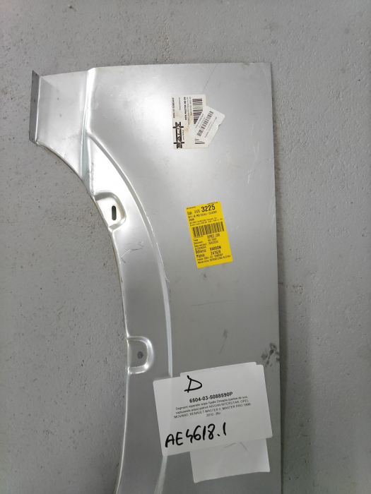 Segment aripa Spate Dreapta (partea de sus, capac aripa) potrivit NISSAN INTERSTAR; OPEL MOVANO A; RENAULT MASTER II, MASTER PRO 07.98-11.10 Resigilat