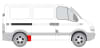 Segment reparatie aripa spate dreapta inaintea rotii, model scurt NISSAN INTERSTAR; OPEL MOVANO; RENAULT MASTER II intre 1999-2010 [3]