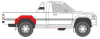 Segment reparatie aripa spate dreapta TOYOTA HILUX intre 1988-1997 [2]