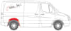 Segment reparatie aripa spate partea dreapta, spate aripa MERCEDES SPRINTER dupa 2006 [2]