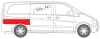 Segment reparatie aripa spate partea dreapta superioara, scurt model, scurt MERCEDES VIANO W639, VITO W639 dupa 2003 [2]