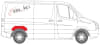 Segment reparatie aripa spate stanga/dreapta MERCEDES SPRINTER 906 VW CRAFTER 2E intre 2006-2018 [2]