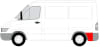 Segment reparatie aripa spate stanga dupa roata, lungime 50cm, model scurt MERCEDES SPRINTER; VW LT intre 1995-2006 [3]