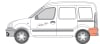 Segment reparatie aripa spate stanga inferior dreapta, NISSAN KUBISTAR; RENAULT KANGOO intre 2003-2010 [2]