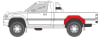 Segment reparatie aripa spate stanga TOYOTA HILUX 5 V intre 1988-1997 [2]