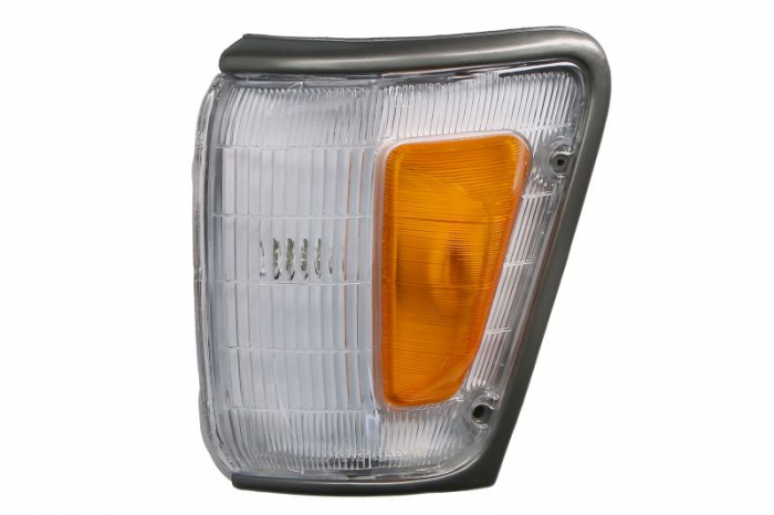 Semnalizator fata Stanga (portocaliu transparent) potrivit TOYOTA HILUX V, HILUX VI 1.8 2.4 2.4D 09.88-10.05 01.88-01.92