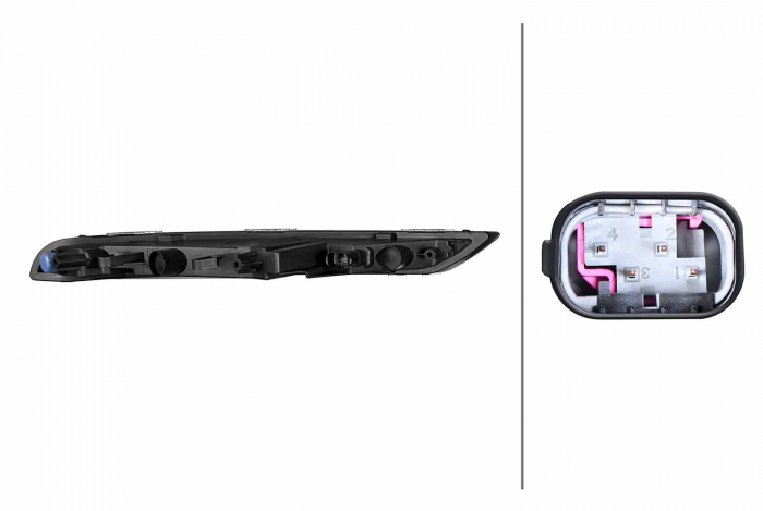 Semnalizator fata stanga (transparent, LED) potrivit PORSCHE MACAN 2.0-3.6 02.14- [2]