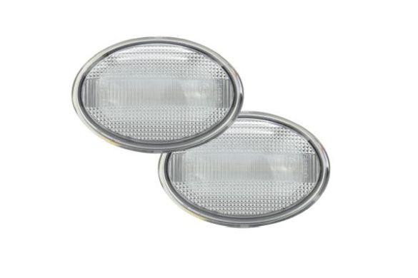 Semnalizator lampa lateral stanga dreapta transparent, LED potrivit MINI R56, R57, R58, R59, CLUBMAN R55 1.4-2.0D 2006-2015