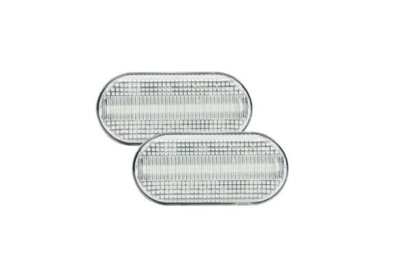 Semnalizator lateral stanga dreapta transparent, LED potrivit NISSAN INTERSTAR, KUBISTAR, PRIMASTAR; OPEL MOVANO A, VIVARO A; RENAULT 19 II, 19 II CHAMADE, CLIO I, CLIO II, ESPACE III dupa 1990