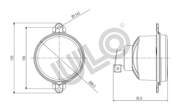 Semnalizator stanga/dreapta (glass colour: transparent, PY21W) potrivit FORD CARGO dupa 2016 [2]