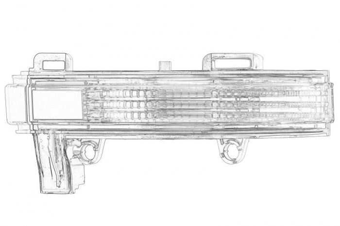 Semnalizator stanga potrivit MAN TGE; VW CRAFTER 2.0D Electric 09.16-
