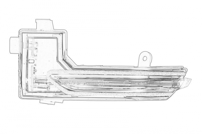Semnalizator stanga potrivit MAZDA 2, 3, 6 1.5D-2.5 02.16-