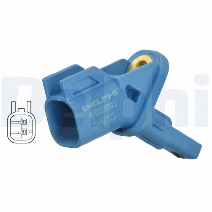 Senzor ABS Fata Dreapta/Stanga potrivit FORD C-MAX, FOCUS C-MAX, FOCUS II, FOCUS II/KOMBI, MONDEO III, MONDEO IV, MONDEO V 1.4-2.5 10.01- [3]