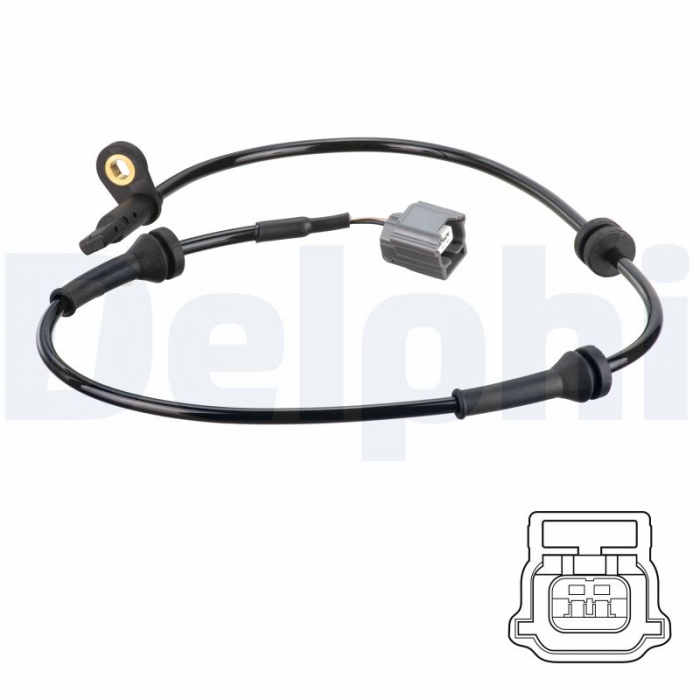 Senzor ABS Fata Dreapta/Stanga potrivit NISSAN QASHQAI II, X-TRAIL III; RENAULT KOLEOS II 1.2-2.5 dupa 2013 [3]