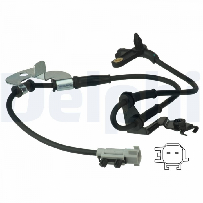 Senzor ABS Fata Stanga potrivit CHRYSLER VOYAGER III, VOYAGER IV; DODGE CARAVAN 2.4-3.8 01.95-12.08 [2]