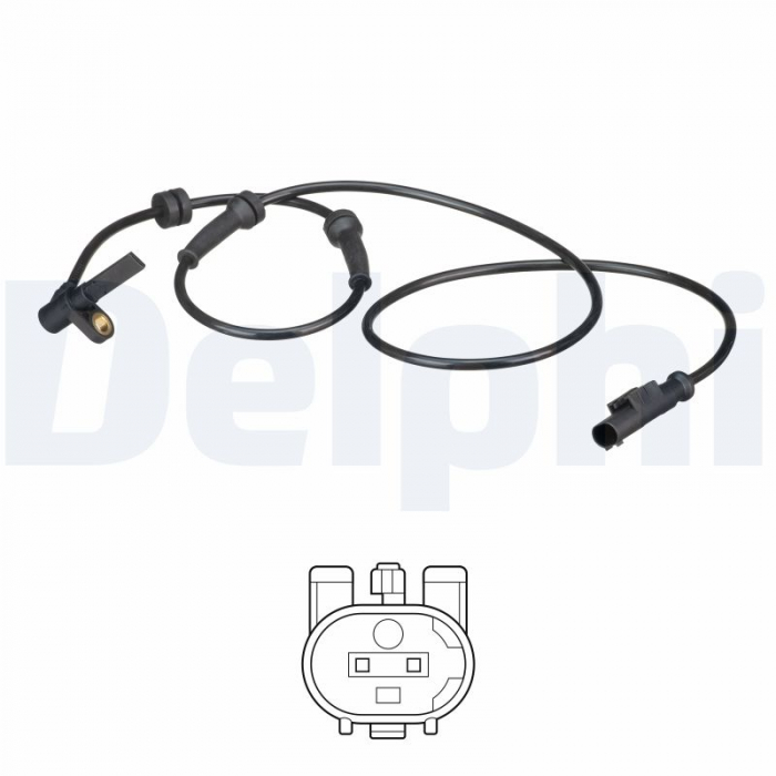 Senzor ABS Fata Stanga potrivit FIAT PUNTO, PUNTO/HATCHBACK 1.2-1.9D 1999-2012 [3]