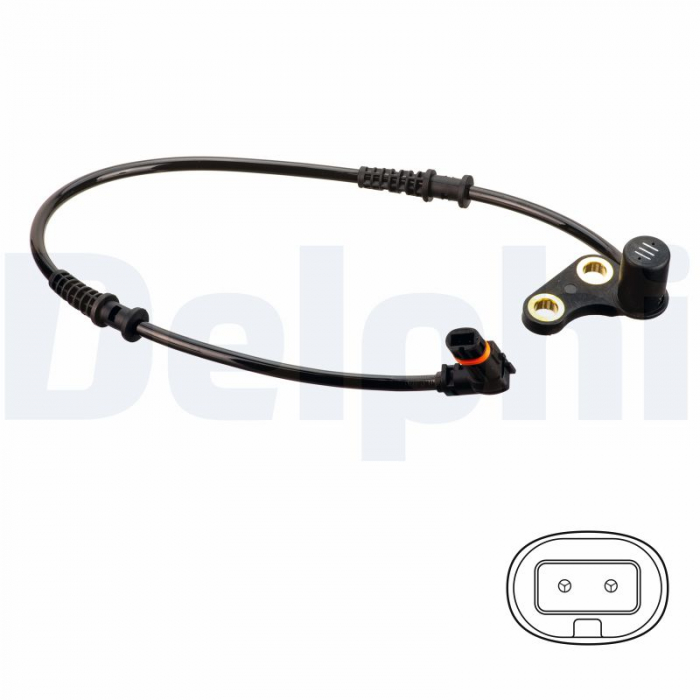 Senzor ABS Fata Stanga potrivit MERCEDES C T-MODEL (S202), C (W202), CLK (A208), CLK (C208), SLK (R170) 1.8-4.3 03.93-06.02 [2]