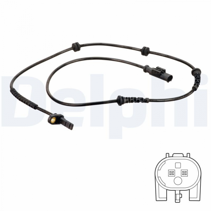 Senzor ABS Spate Dreapta/Stanga potrivit FIAT IDEA; LANCIA MUSA, YPSILON 1.2-1.9D dupa 2003 [2]