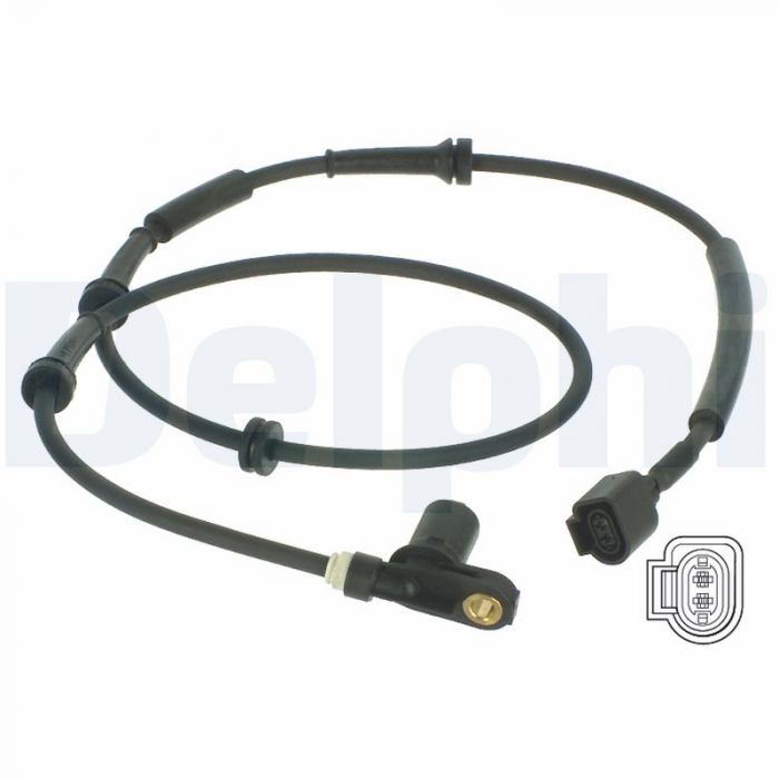Senzor ABS Spate Dreapta/Stanga potrivit FORD GALAXY I, GALAXY MK I; SEAT ALHAMBRA; VW SHARAN 1.8-2.8 03.95-03.10 [2]
