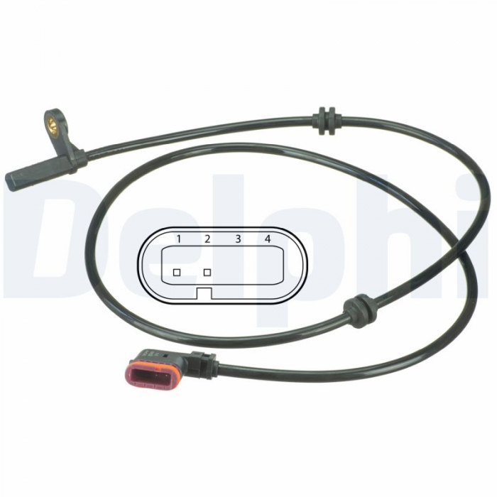 Senzor ABS Spate Dreapta/Stanga potrivit MERCEDES C (C204), C T-MODEL (S204), C (W204) 1.6-6.2 dupa 2007 [2]