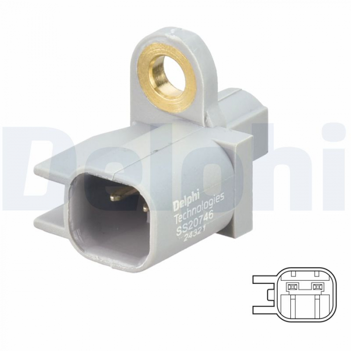 Senzor ABS Spate Dreapta/Stanga potrivit VOLVO V40; FORD C-MAX II, FOCUS III, FOCUS III/KOMBI, GRAND C-MAX, KUGA II, KUGA III, TOURNEO CONNECT V408 NADWOZIE WIELKO 1.0-Electric dupa 2010 [3]