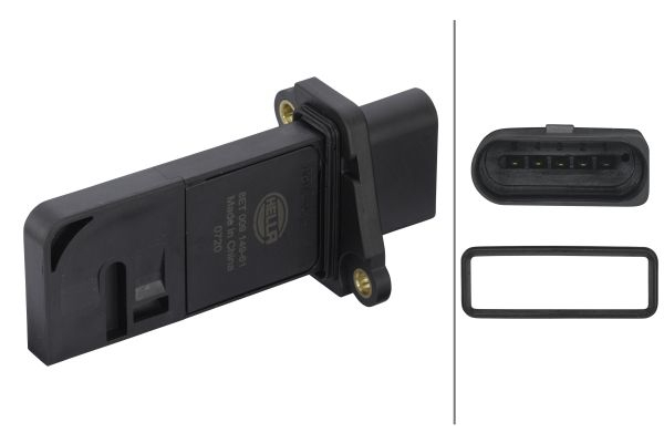 Senzor debit aer (5 pin, cartus) potrivit AUDI A3, A4 B7, A6 C6, TT; SEAT ALTEA, ALTEA XL, EXEO, EXEO ST, LEON, TOLEDO III; SKODA OCTAVIA II; VW EOS, GOLF V, GOLF VI, JETTA III, PASSAT B6 2.0 09.04-11 [3]