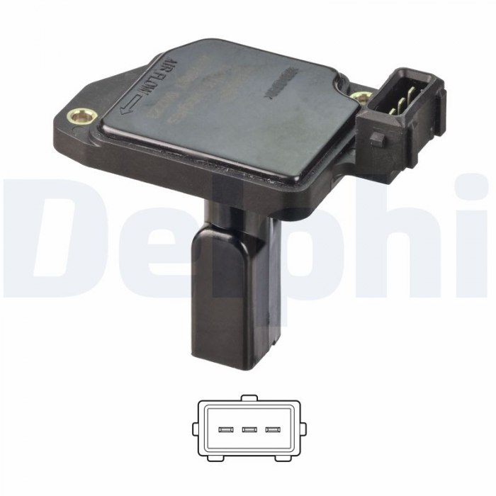 Senzor debitmetru (3 pin) potrivit AUDI A4 B5, A6 C5, A8 D2; VW PASSAT B5 2.4/2.8 04.96-01.05 [3]
