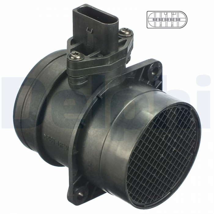 Senzor debitmetru potrivit AUDI A3, A6 C5, TT; SEAT LEON 1.8/4.2 1998-2006 - (5 pin, modul) [3]