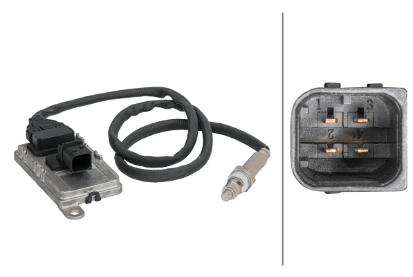 Senzor NOx (dupa convertor catalitic) potrivit SCANIA G II, K, L, N BUS, P I, P II, R I, R II, S DC07.101-OC13.101 01.13-