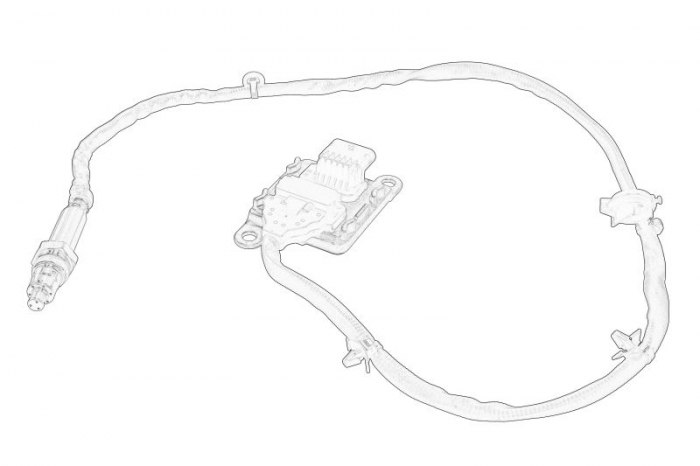 Senzor NOx (inainte de catalizator) potrivit OPEL ASTRA K 1.6D 06.15-12.22