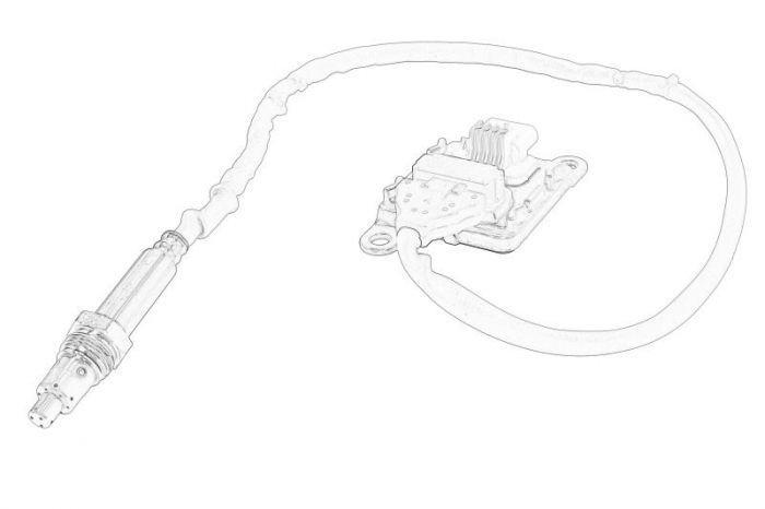 Senzor NOx potrivit CITROEN JUMPER II; PEUGEOT BOXER 2.0D 2.2D 07.15-